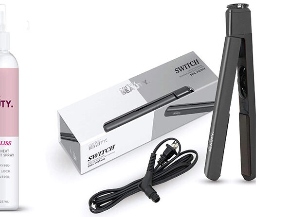 Switch Flat Iron & Heat Protectant Spray Bundle (Gray) - Product Image