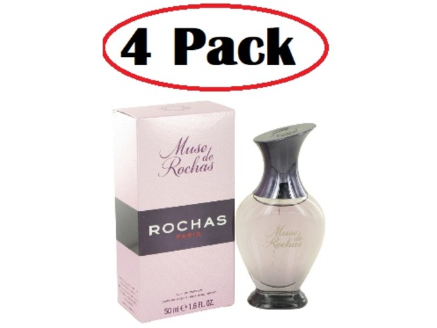 4 Pack of Muse de Rochas by Rochas Eau De Parfum Spray 1.7 oz