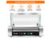 Costway Commercial 18/30 Hot Dog Hotdog 7/11 Roller Grill Cooker Machine w/ Cover (7 Roller Grill) - Silver