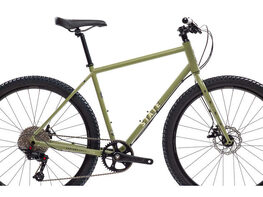 4130 All-Road - Flat Bar - Matte Olive Bike - Small ( Riders 5'5" - 5'10") / 650b