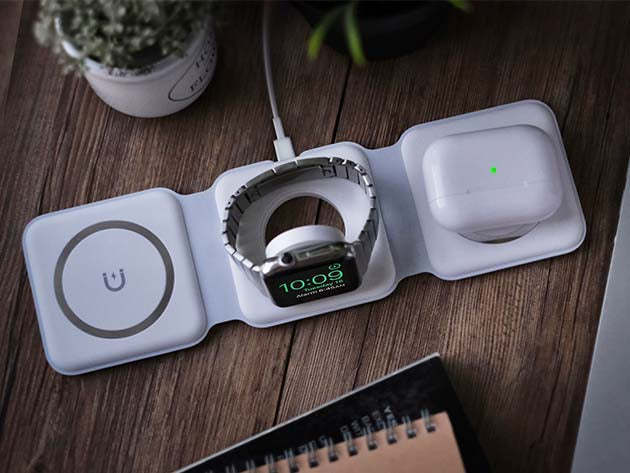 3-in-1 Magnetic Wireless Charging Pad