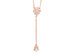 Swarovski "Precisely" Rose Gold Plated Necklace