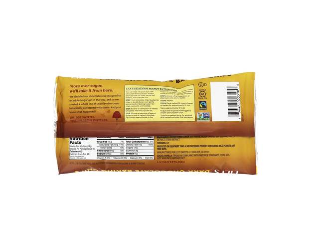 Lily's - Dark Chocolate Baking Chips 55% Cocoa Dark Chocolate - 9 oz.
