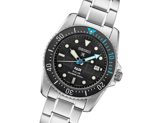 Seiko SNE575 38mm Prospex PADI Edition Solar Dive Watch | StackSocial