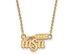 NCAA 10k Yellow Gold Wichita State Small Pendant Necklace