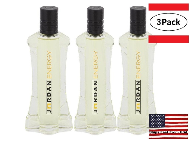 3 Pack Jordan Balance by Michael Jordan Eau De Toilette Spray (unboxed) 3.4 oz  for Men