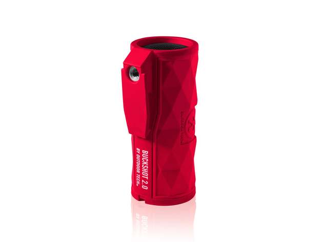 Buckshot 2.0 - Small Bluetooth Speaker by Outdoor Tech - Red