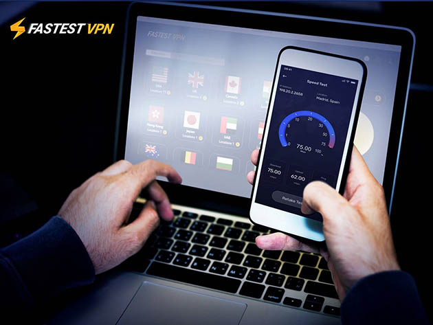 FastestVPN: Lifetime Subscription (15 Devices)