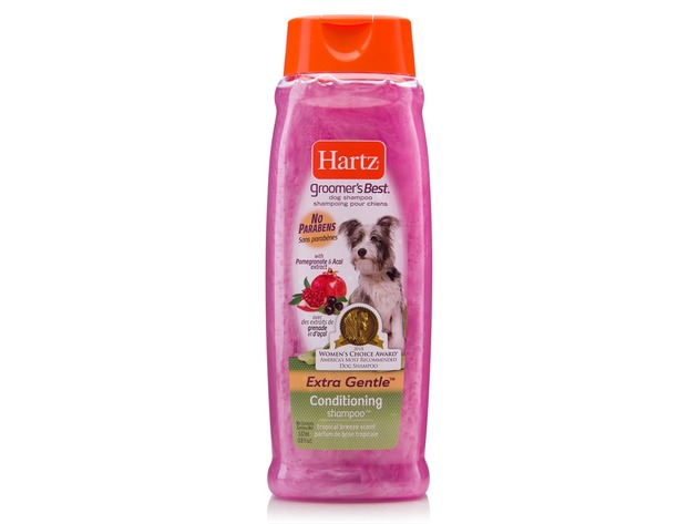 Hartz Groomer's Best Conditioning Shampoo for Dog with Pomegranate and Acai Extract, 18 Ounce