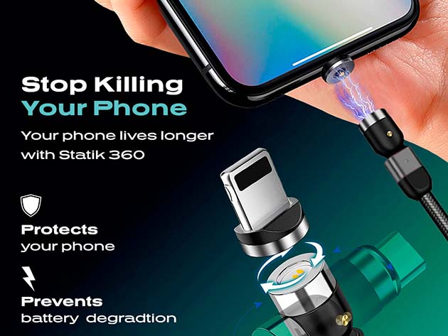  Statik 360 Pro Magnetic Connectors Tips For Fast Charging -  Only Compatible