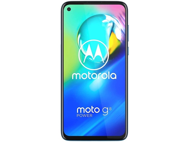 Motorola Moto G8 64GB/4GB Ram Hybrid GSM Unlocked Android Smartphone - Blue (Used)