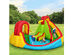 Inflatable Kids Water Slide Park with Climbing Wall Water Cannon and Splash Pool 