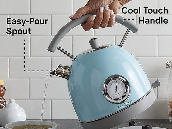 West Bend Retro-Style 1.7L Electric Kettle is 50% off