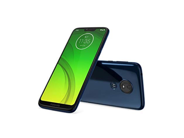 Moto G7 Power 64GB/4GB 6.2" Octa Core 12MP 4G LTE Smartphone - Marine Blue (Refurbished)