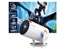 XGODY Gimbal 3 1280x720 Smart Mini Projector