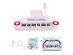 Costway 37-Key Toy Keyboard Piano Electronic Musical Instrument BluePink - Pink