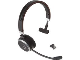 Jabra Evolve 65MS Teams Wireless Advanced Noise-Cancelling Headset, Mono Speaker (Refurbished)
