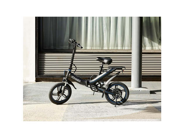 Voyager Electric Bike Radius Pro Foldable UL-Certified, BIKE-4050RP-BLK, Blue (Certified Refurbished)