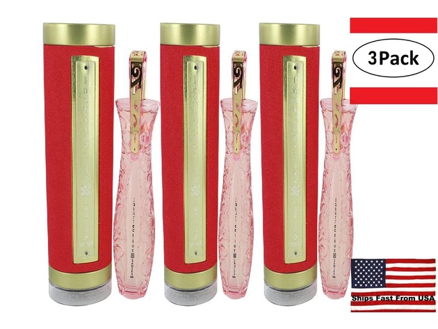 3 Pack INSURRECTION by Reyane Tradition Eau De Parfum Spray 3.4 oz for Women