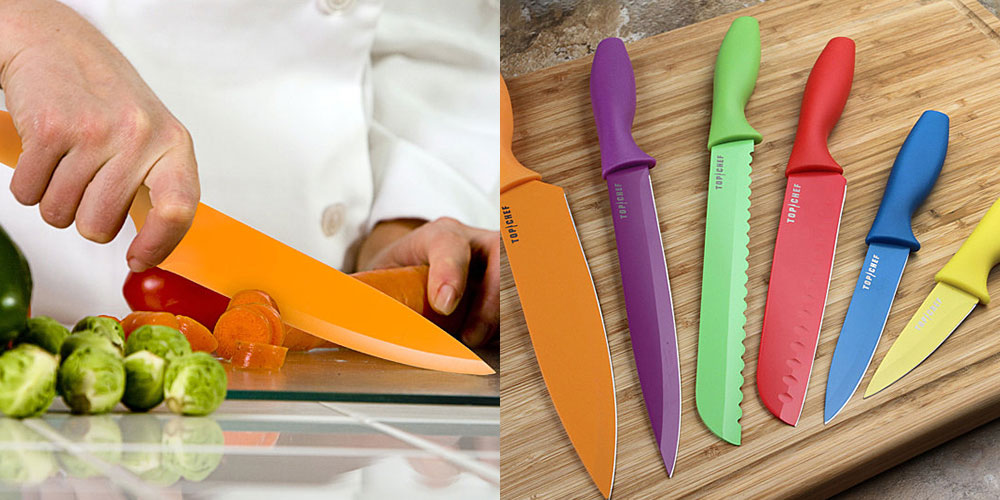 Guy Fieri Knuckle Sandwich 3pc Knife Set - Ergo Chef Knives