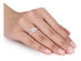 2.00 Carat (ctw) Synthetic Moissanite Engagement Ring in 14K White Gold with Diamonds 1/10 Carat (ctw I1-I2) - 7