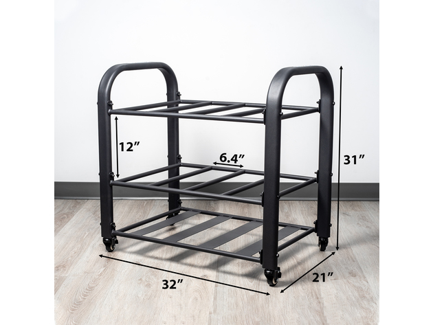 Synergee Yoga Mat Storage Roller Rack