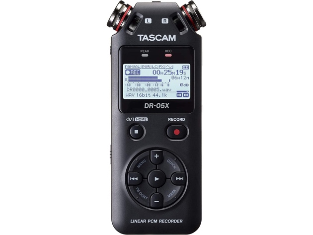 Tascam DR-07X Stereo Handheld Digital Audio Recorder & USB Audio Interface-Black (Like New, Open Retail Box)