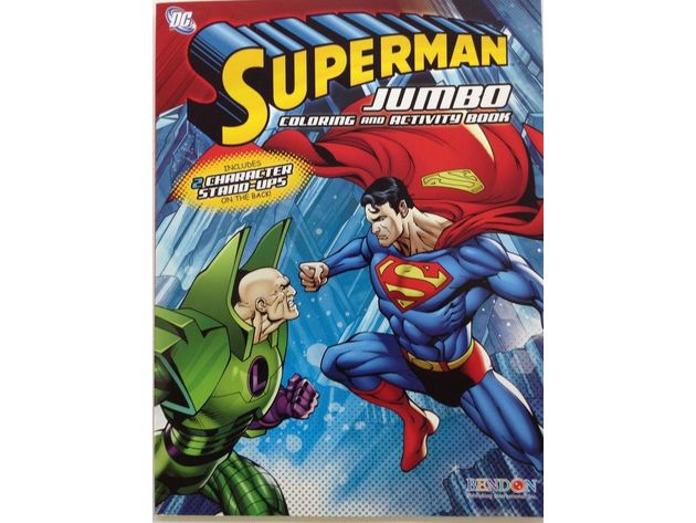 Superman Jumbo 64 pg. Coloring and Activity Book - Lex Luthor