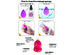 SHANY Makeup Premium Beauty Sponge Blender Puff Set -  Latex-free & Vegan , Multipurpose Shapes & Colors - Set of 10