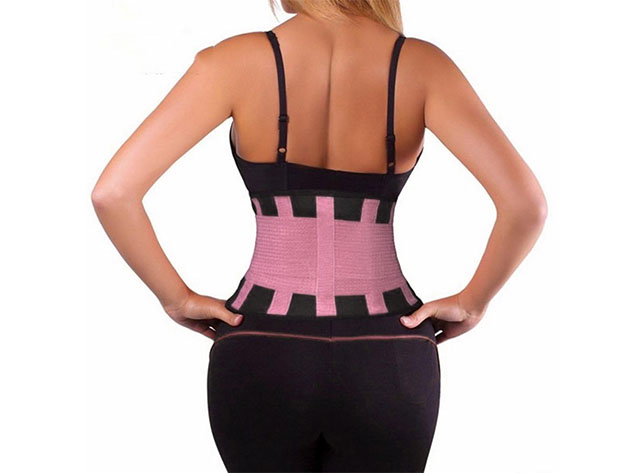 Postpartum Recovery Waist Trainer Belt (Pink/XXXL)