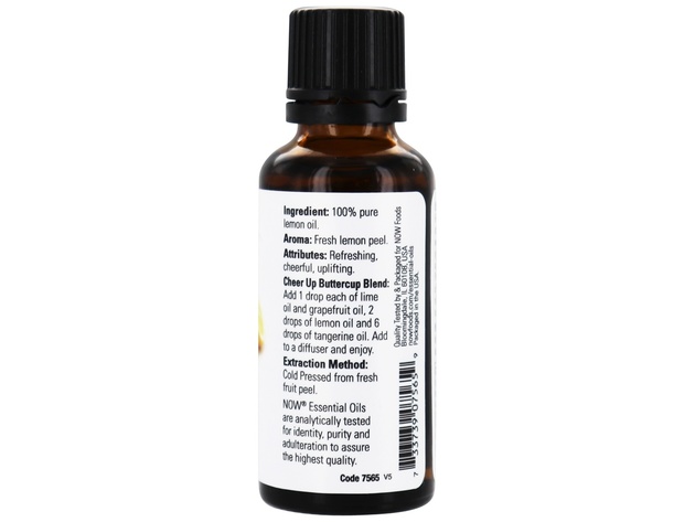 NOW Foods - 100% Pure Essential Oil Lemon - 1 fl. oz.
