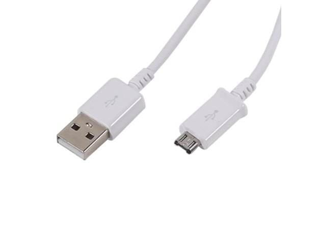 Samsung Fast Charging Adapter Travel Charger + (2) 5 foot Micro USB Data Cables - White 3 Pack