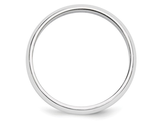 Ladies or Mens 14K White Gold 5mm Wedding Band - 9