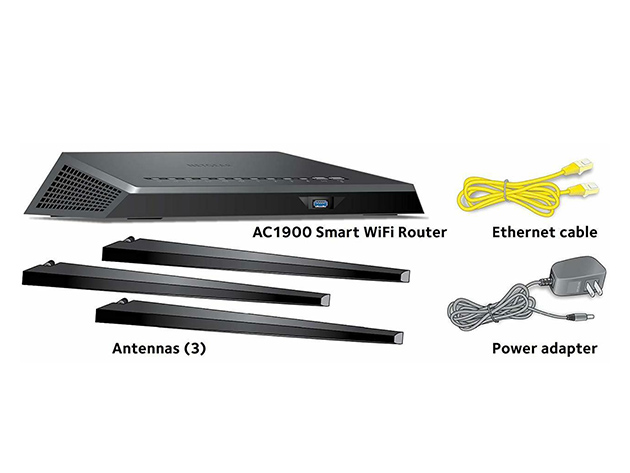 Netgear Nighthawk AC1900 Dual Band Wi-Fi Gigabit Router (Certified Refurbished)