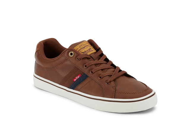 Levi's Mens Turner Nappa Casual Fashion Sneaker Shoe - 10.5 M Dark Brown