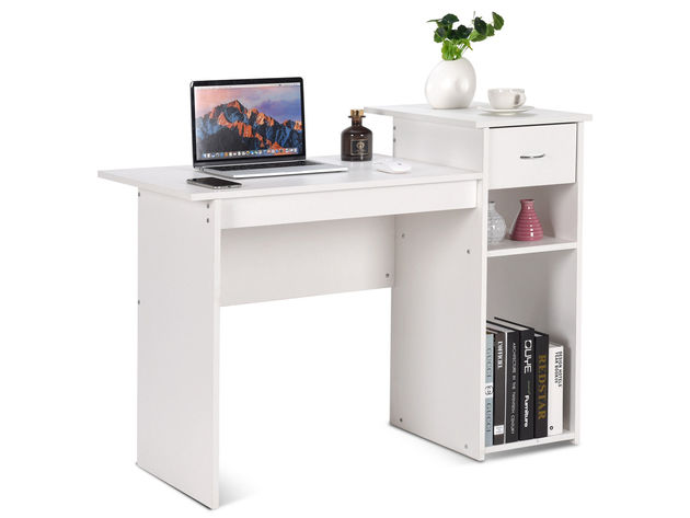 Desk Computer Table Office PC Table Home Office White NEW 