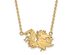14k Gold Plated Silver South Carolina Large Pendant Necklace