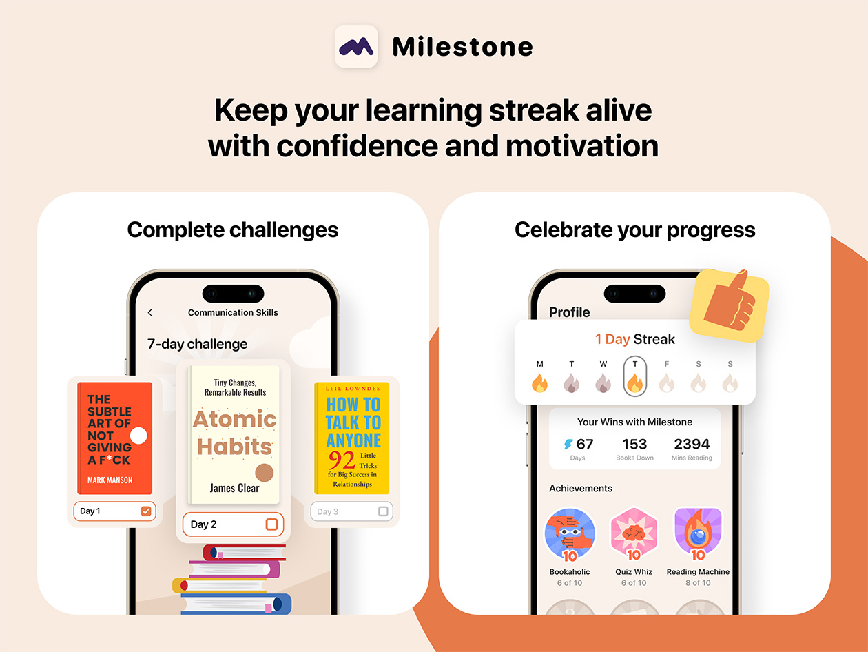 Milestone Book Summaries Premium Plan: Lifetime Subscription