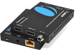 Orei HDMI Extender UltraHD Over Single Cat6/Cat7 Cable 4K @ 60Hz with HDR & IR Control - Up to 165 ft EDID Management