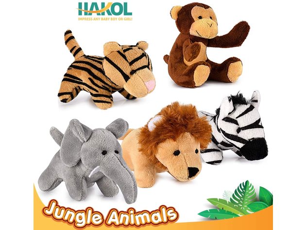 Jungle Friends Talking Plushie Set