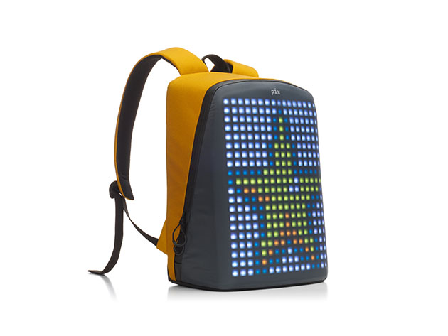 Pix Smart: LED Customizable Urban Backpack (Yellow) | StackSocial