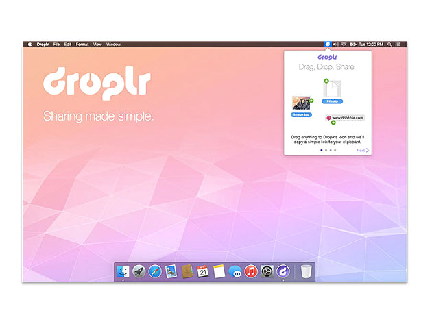 droplr lite upload all screenshots