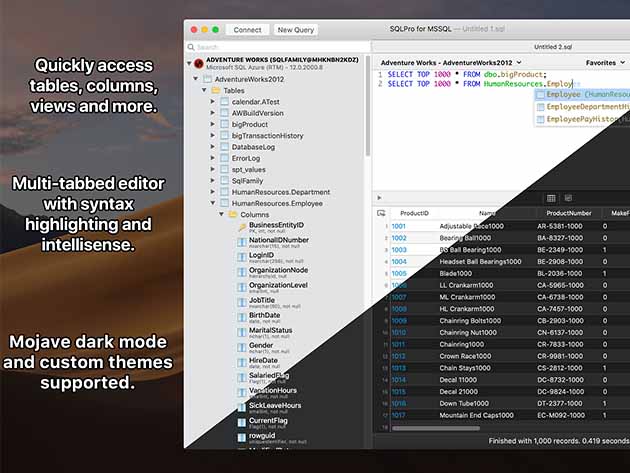 SQLPro for MSSQL: 1-Yr Subscription