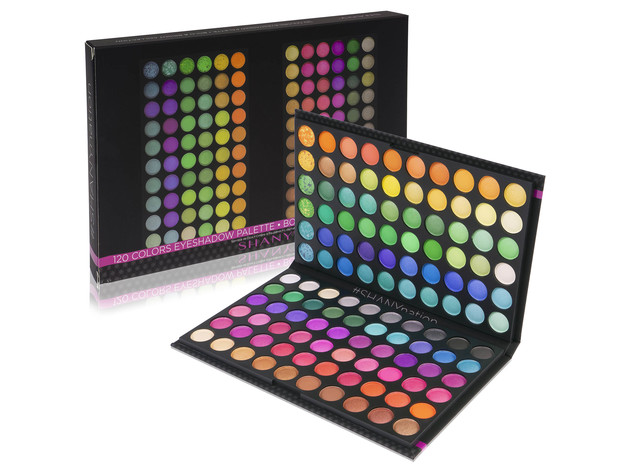 SHANY 120 Colors Eye shadow Palette, Bold and Bright Collection, Vivid Colors