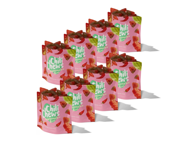 Watermelon Bites 8 Bags by Chilichews