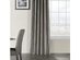 Exclusive Fabrics & Furnishings Vintage Textured Faux Dupioni Silk Single Curtain Panel, Size: 96 x 50 inches, Silver