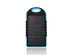 Water-Resistant Dual-USB Solar Charger (Blue)