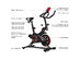 Costway Indoor Cycling Exercise Bike Gym Trainer Fitness Stationary Bike Office Cardio - Black + Blue