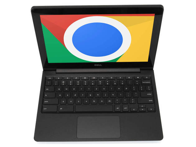 Dell Chromebook CB1C13 Chromebook, 1.40 GHz Intel Celeron, 4GB DDR3 RAM, 16GB SSD Hard Drive, Chrome, 11" Screen (Renewed)