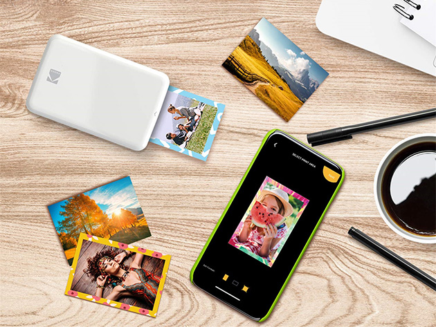 Kodak Step Instant Smartphone Photo Printer (White)